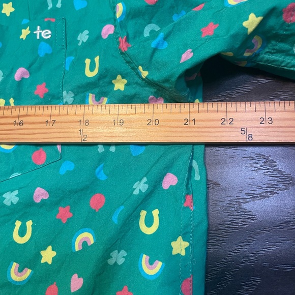 Tipsy Elves Womens button up lucky charms st Patrick’s Size XL cotton rayon - Picture 6 of 9
